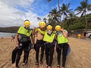 初ウェットスーツ