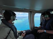 ヘリの中の様子