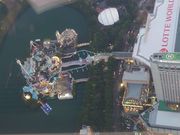 真下に見えるロッテワールド