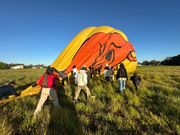 降りた後はパッキングタイム！
ガイドさんが盛り上げてくてれて、力仕事でしたがとても楽しい時間でした。