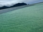 天気が多少悪くともサンドバーは美しい