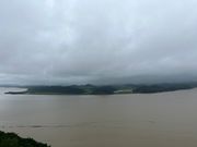 展望台からみた北朝鮮の景色です。