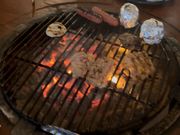 炭が敷き詰められており火力◎