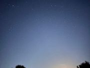 月が昇ってくるところも