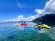 湖底の岩がくっきり