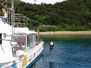 船の上でブランコ