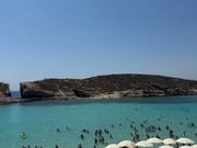 コミノ島のブルーラグーン