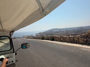 トゥクトゥク移動中