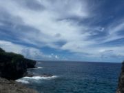 海を見ながらのランチタイム