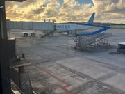 朝7時のサイパン国際空港