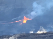 キラウェア火山の噴火