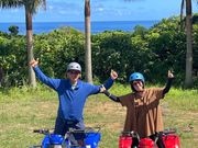 バギーの最後は海と一緒に記念撮影