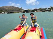 バナナボート開始前の一枚