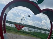 ゴンドラの対岸から