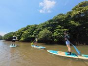 宮良川でのSUP