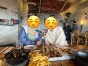 おすすめのシーフードレストランに連れて行っていただきました🦐