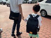 ガイドさんと息子