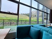 昼食場所の外の景色