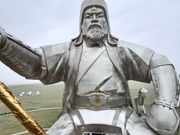 チンギスハーン騎馬像の上から見た景色