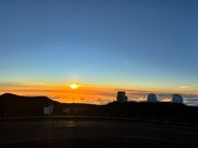 神々しいサンセットのグラデーション