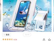 持参したスマホケース。これは大丈夫でした