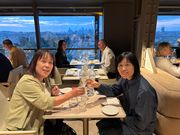 窓際での予約でしたが、ちょっと内側でした。