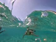 ウミガメの息継ぎ