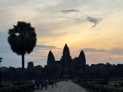 アンコールワットの朝焼け