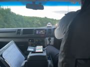 乗車はわたしだけでした