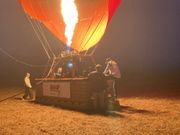 ガスバーナーの勢いが凄い！