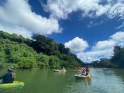 ゆったり比謝川を漕ぐ