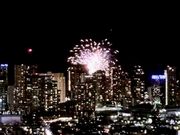 タンタラスの丘とヒルトンの花火