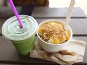 カフクファーム　アサイボールとスムージ