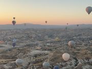 天気良好、風もなく気球に乗れました！