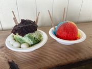 レインボーと抹茶