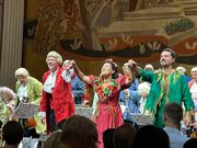 指揮者、夜の女王、パパゲーノのカーテンコール