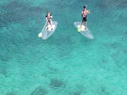 宮古島旅行でサップ