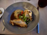 ローストチキンとトマト