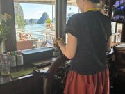 キャプテンに撮ってもらったり…