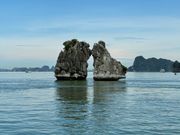 カエル？トリ？仲良しそう！