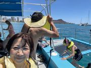 無事ウミガメシュノーケリングを終えて大満足！