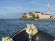 ボート先端からの眺め