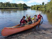 カヌー体験頑張りました✌️