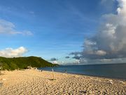 朝早い時間の新城海岸の散歩が気持ち良かったです