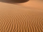 砂漠での写真スポットにて