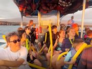 マンタ見学の行きのボート