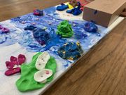 体験後に子どもが作ったクラフト