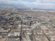 ラスベガスダウンタウン上空