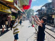 十分でランタン上げ