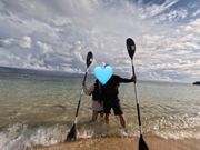 シーカヤック後の一枚